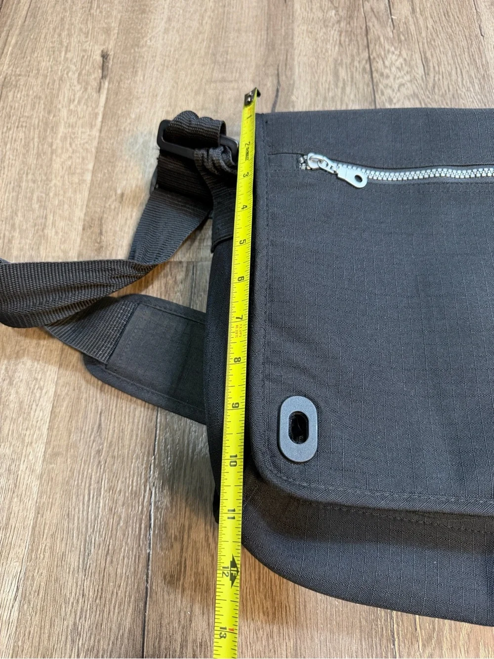 Black Men's Crossbody Messenger Bag - Unbranded